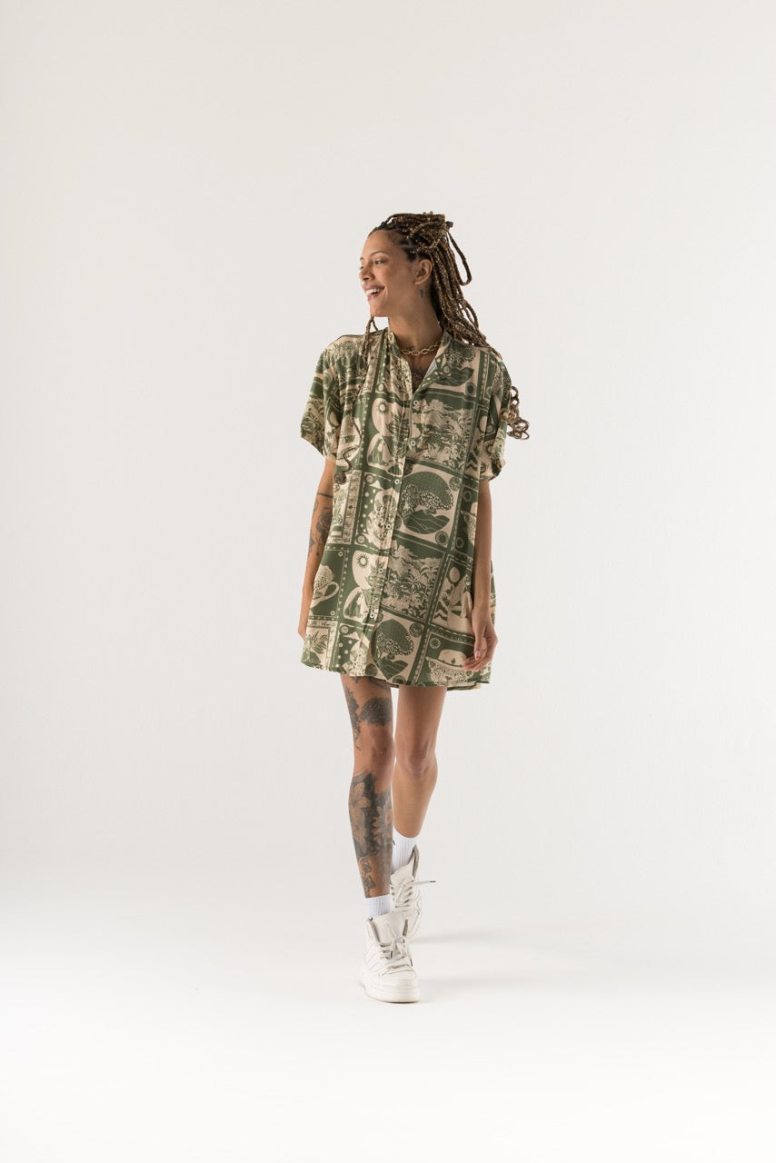 Camisón Mujer Urbania X Bohío (Rayón)