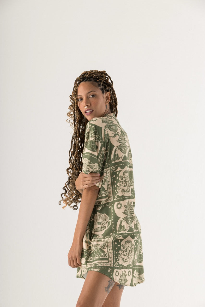 Camisón Mujer Urbania X Bohío (Rayón)