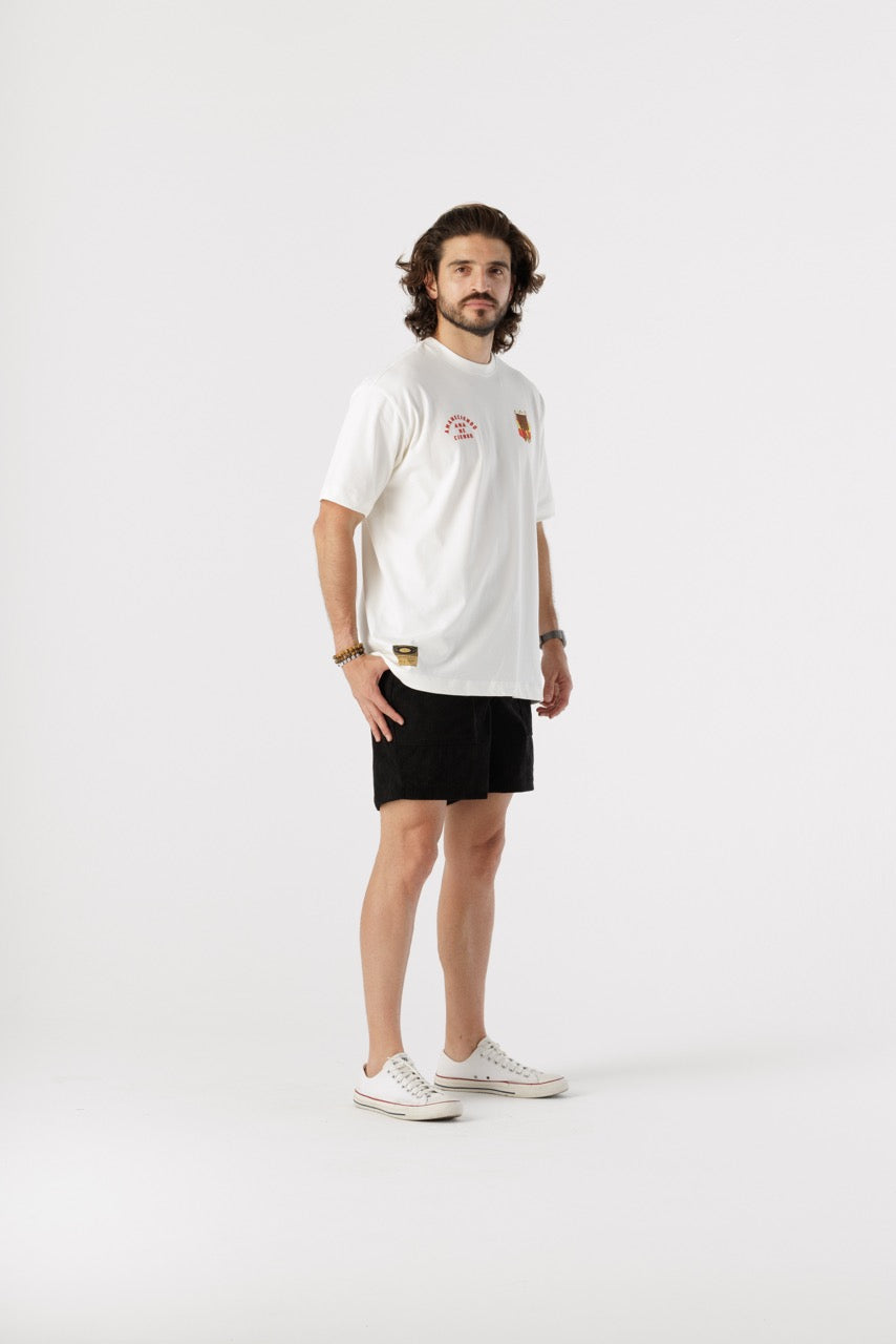 Camiseta Oversize Amaneciendo Discos Fuentes X Bohío (Algodón 270 Grs)