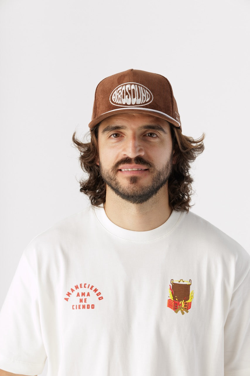 Camiseta Oversize Amaneciendo Discos Fuentes X Bohío (Algodón 270 Grs)