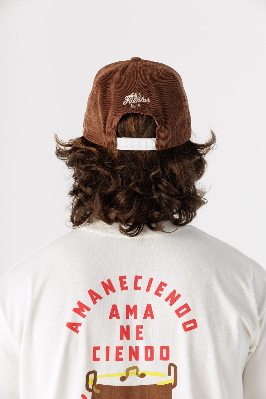 Camiseta Oversize Amaneciendo Discos Fuentes X Bohío (Algodón 270 Grs)