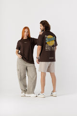 Camiseta Oversize Diseñado Para Sudar Discos Fuentes X Bohío (Algodón 270 Grs)