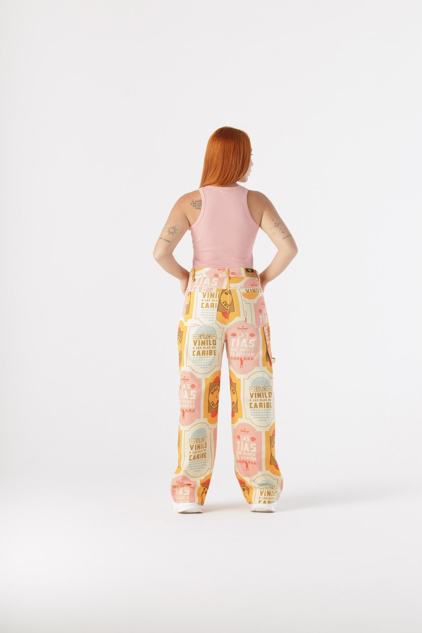 Pantalón Femenino las tías Discos Fuentes X Bohío (100% Algodón)