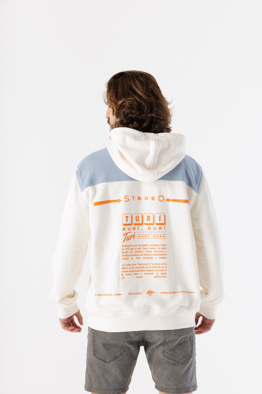 Hoodie Unisex Afrosound  Discos Fuentes X Bohío (Algodón 100%)