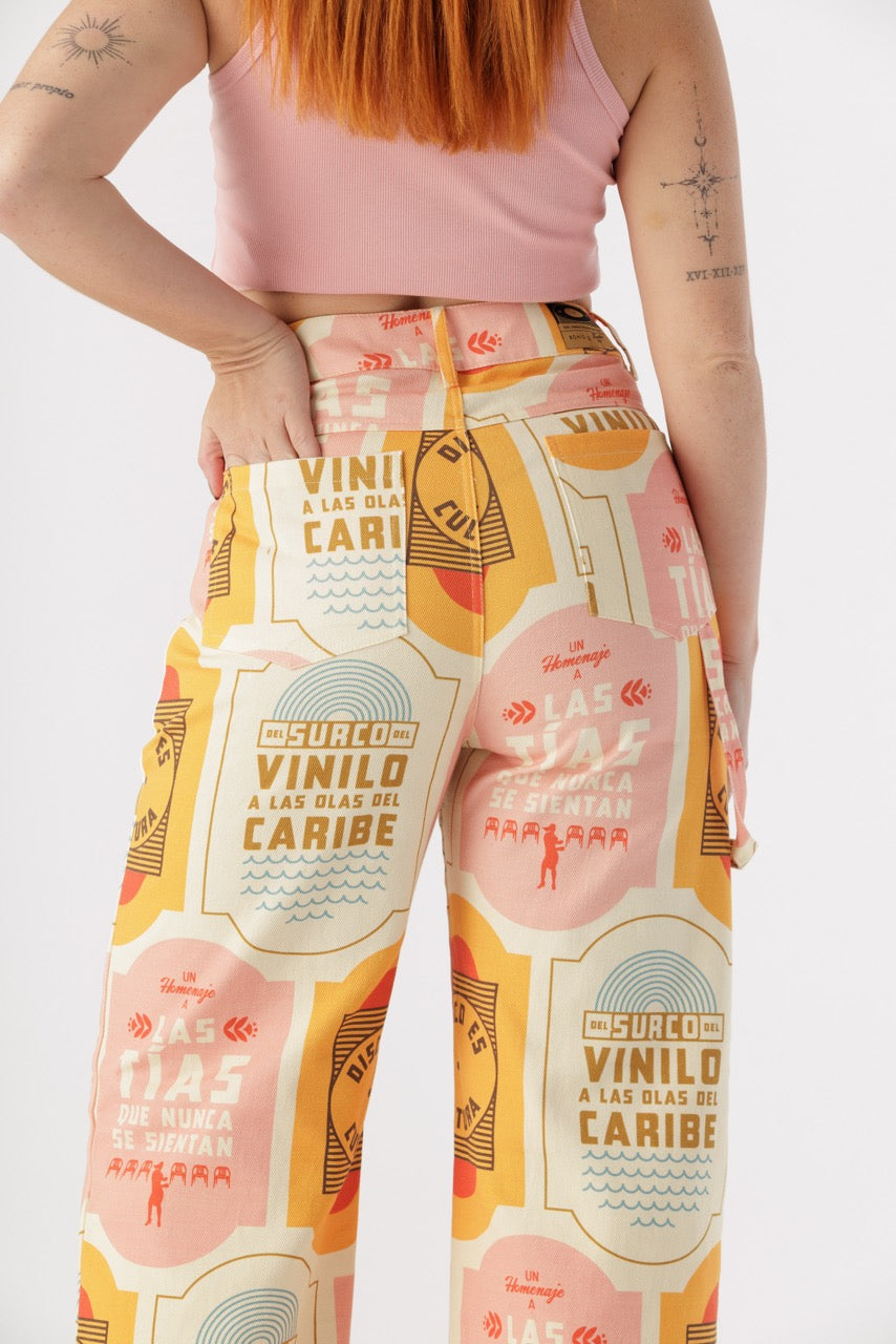 Pantalón Femenino las tías Discos Fuentes X Bohío (100% Algodón)