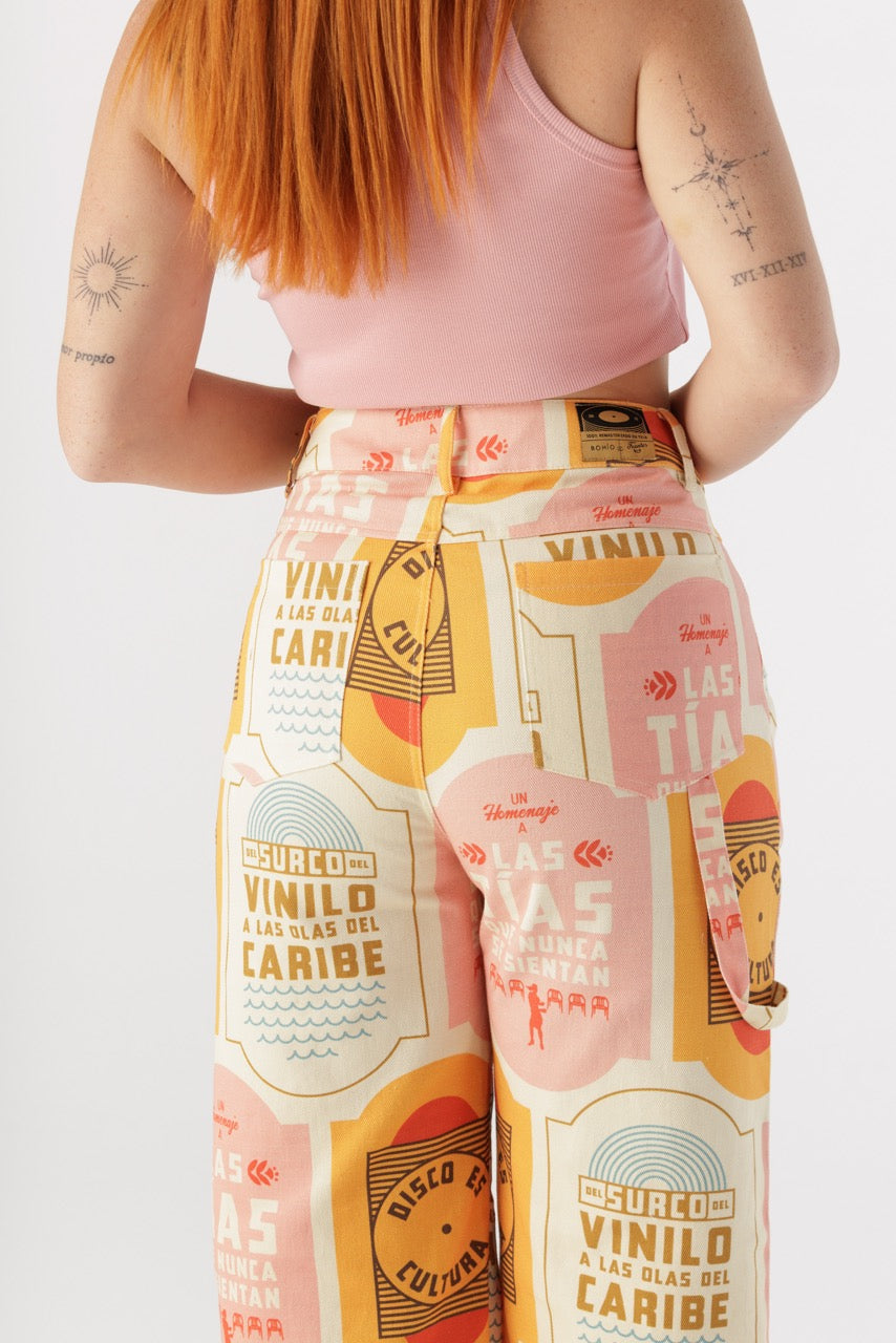 Pantalón Femenino las tías Discos Fuentes X Bohío (100% Algodón)