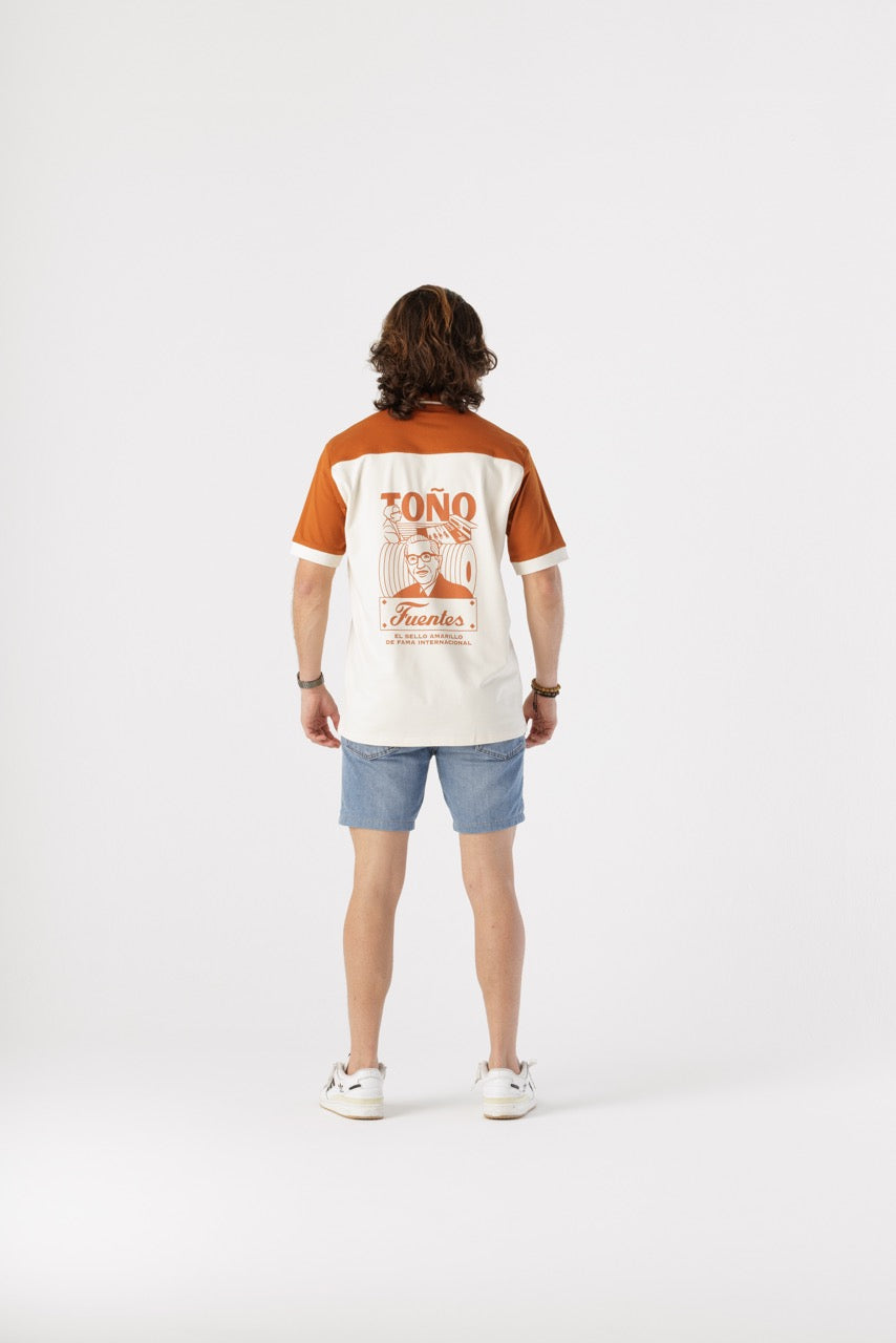 Camiseta Unisex Polo Toño Discos Fuentes X Bohío