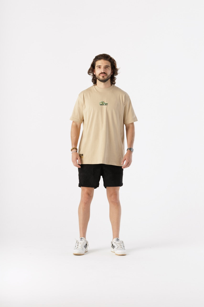 Camiseta Oversize Corraleros Discos Fuentes X Bohío (Algodón 270 Grs)