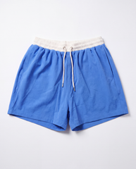 Pantaloneta De Baño Masculina Unicolor Azul (Poliester)