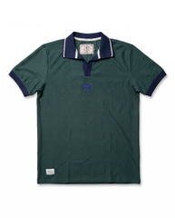 Camisa Polo Masculina Básica Bacana verde (Algodón 100%)