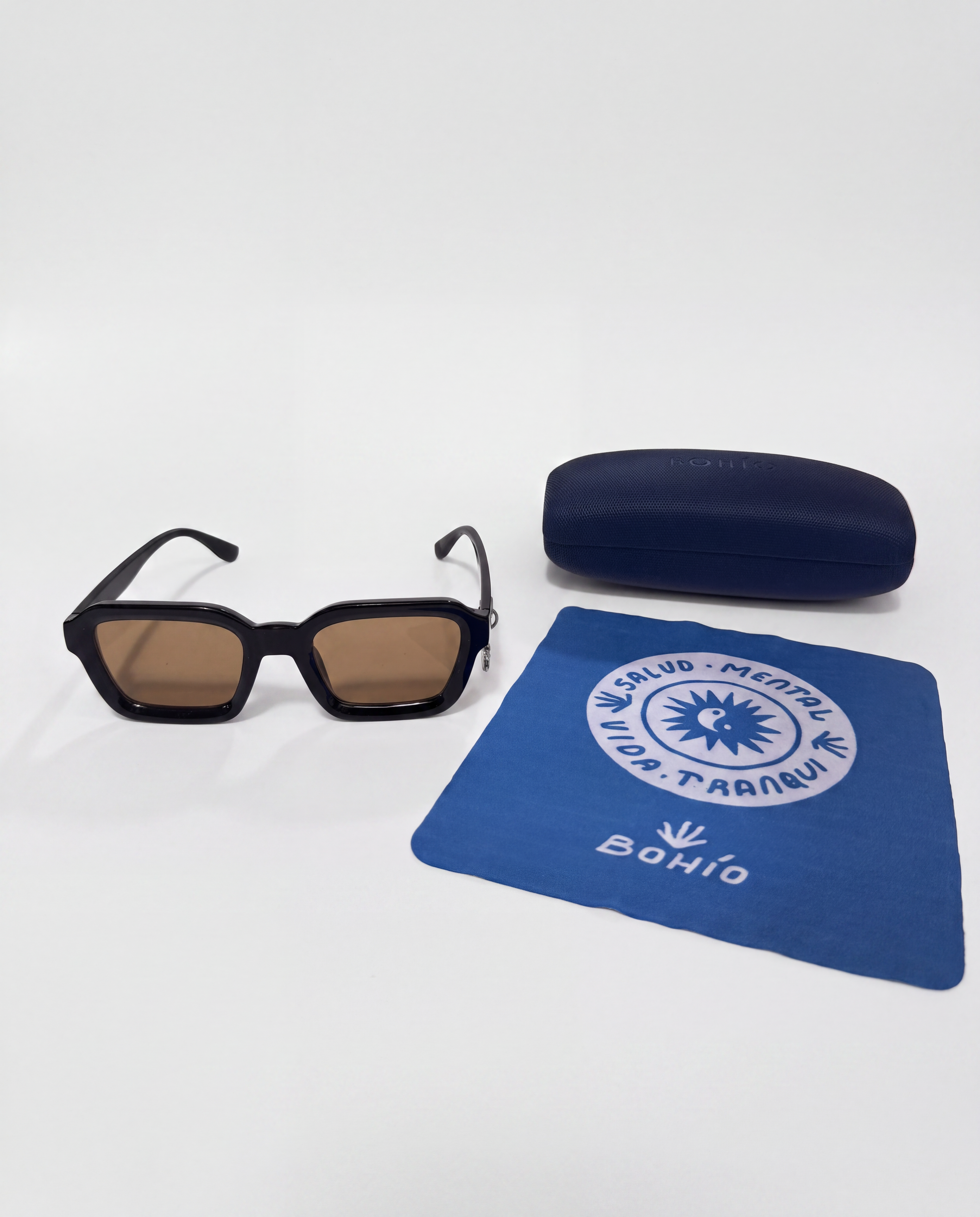 Gafas Buenas Vibras Bohio Sunglasses (Negro-Cafe)