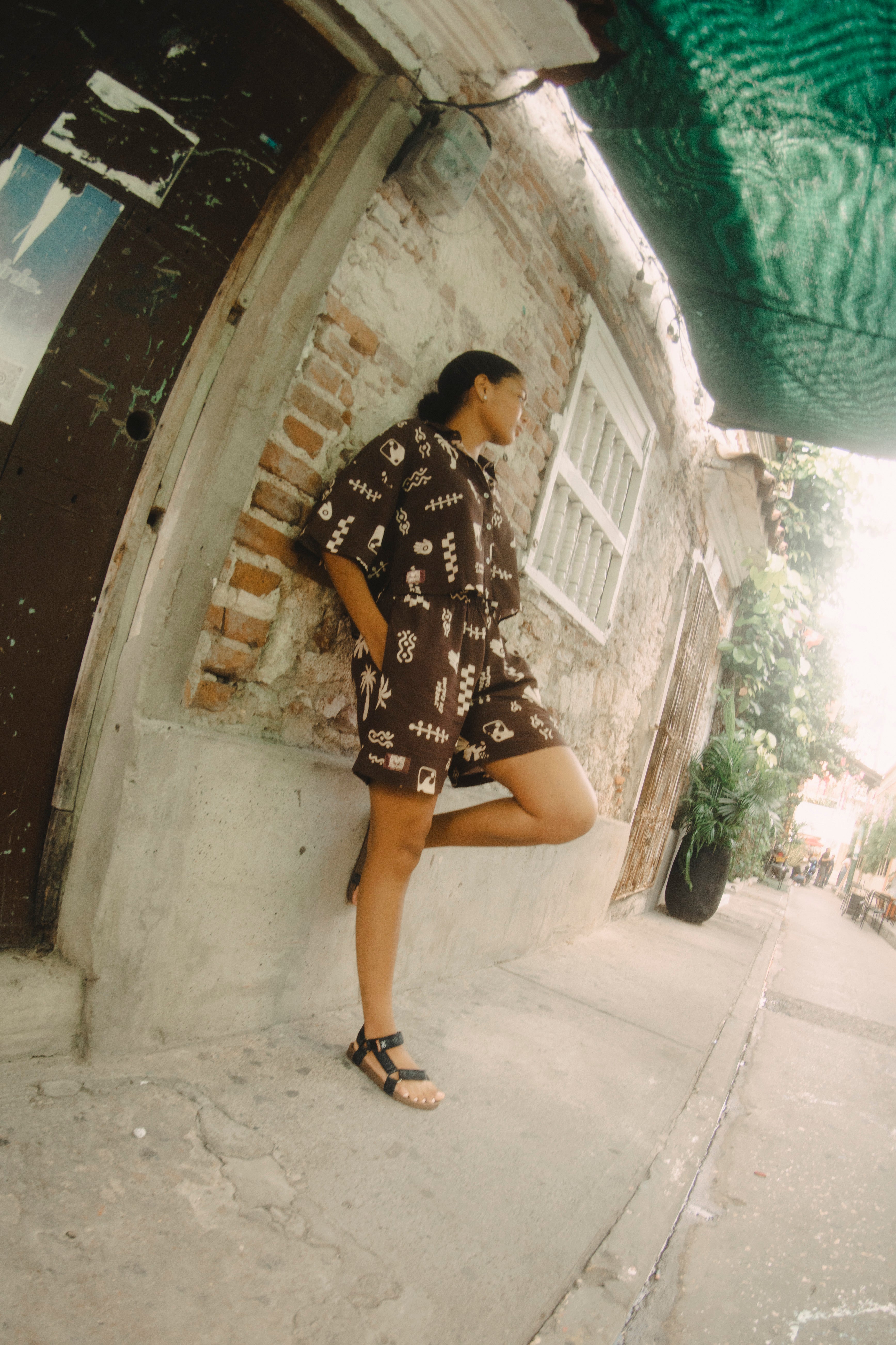 Short Unisex Las Fichas Pachas X Bohío 2 (Rayón)