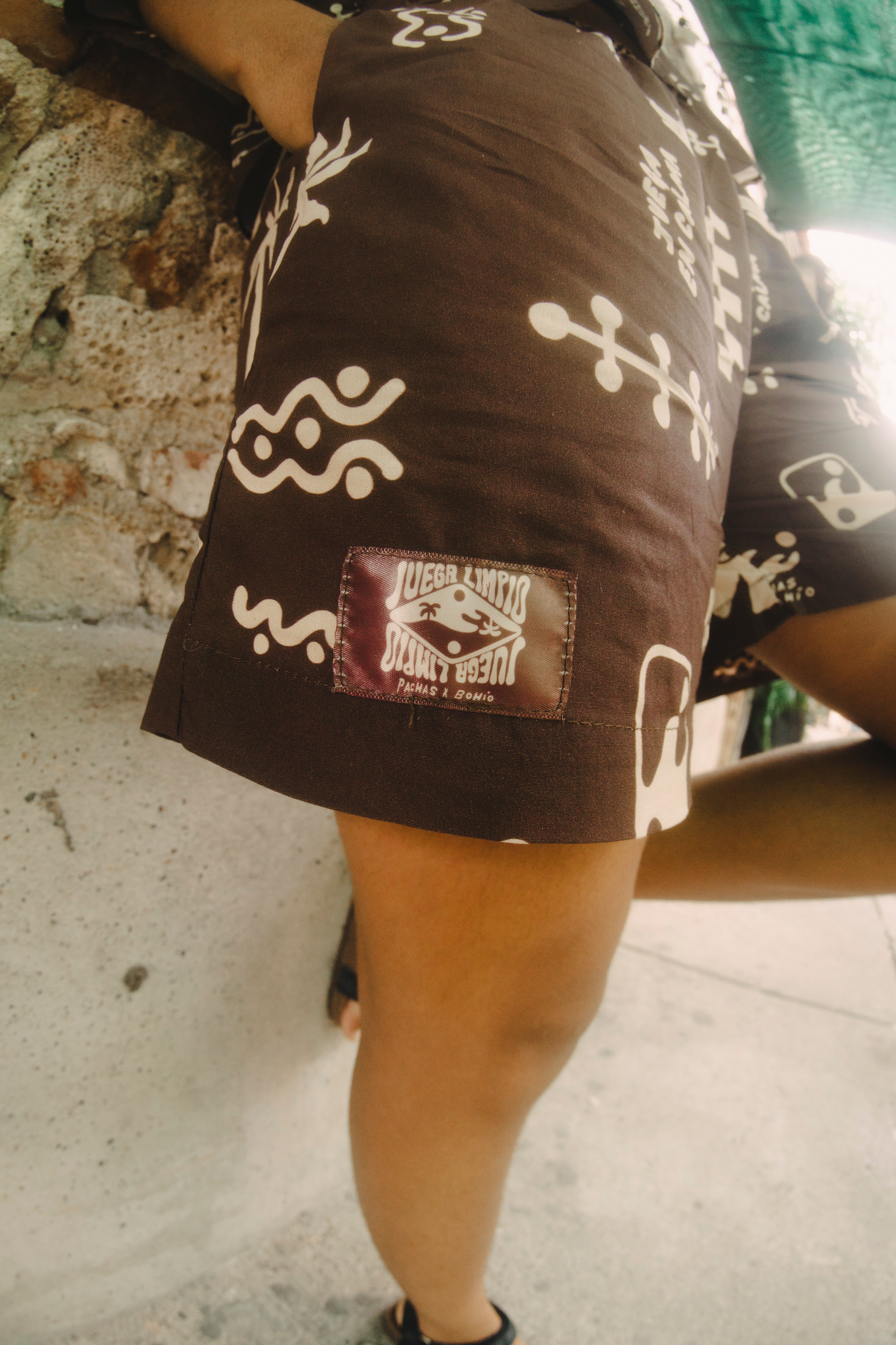 Short Unisex Las Fichas Pachas X Bohío 2 (Rayón)