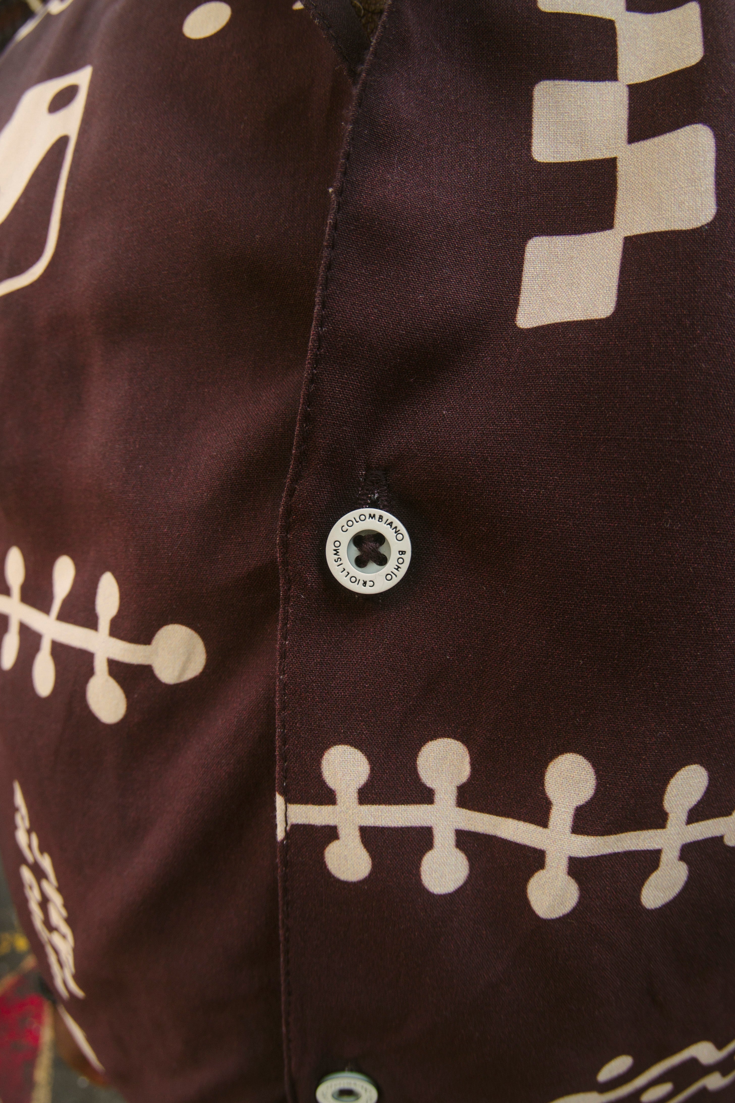 Camisa Masculina Las Fichas Pachas X Bohío 2 (Rayón)