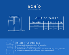 Bañadora Masculina Rayas Beige Atlético Nacional X Bohio (Tela Eco)
