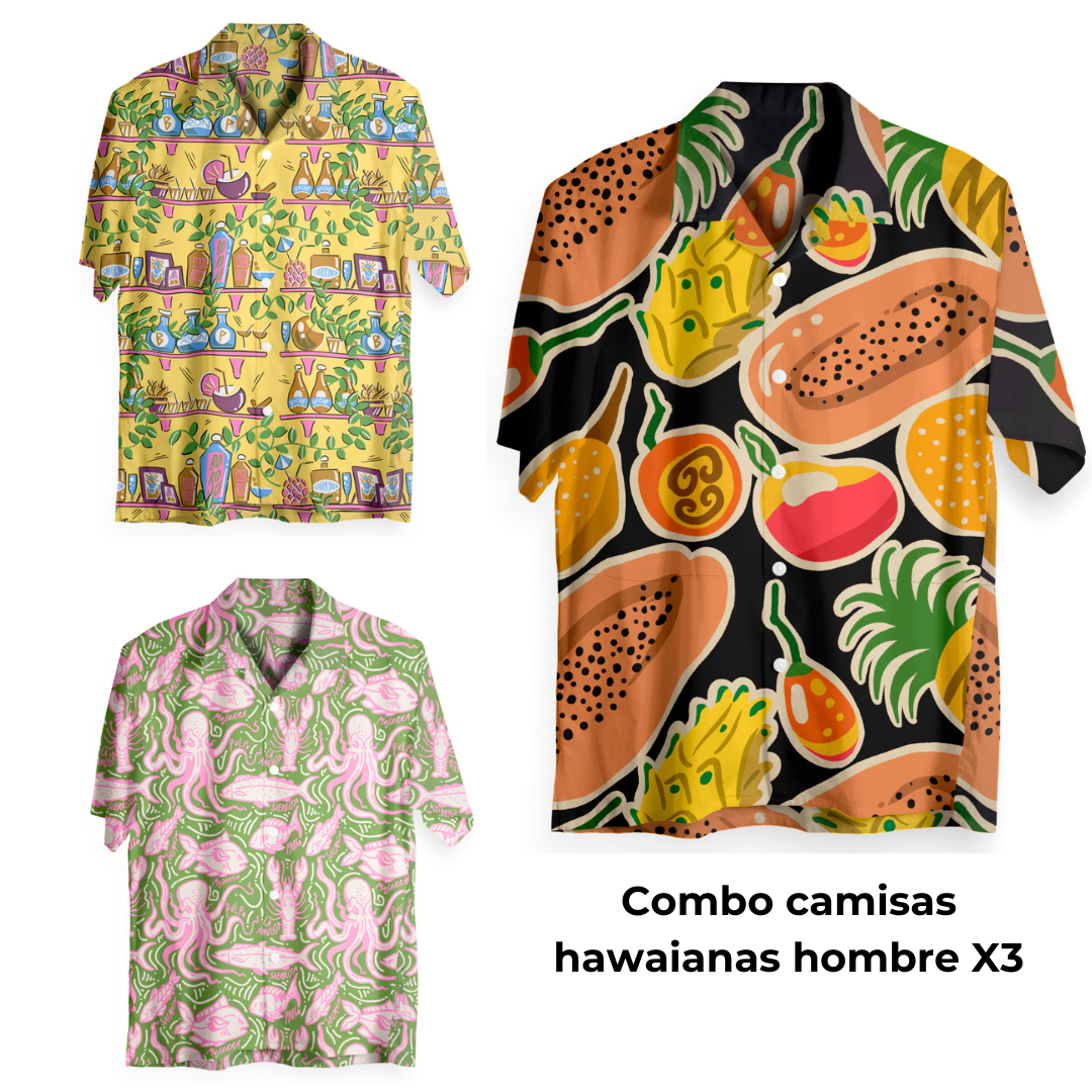 Combo Hawaianas x3