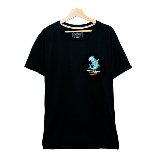 Malpelo Fento X Bohío Negra (Camiseta unisex)
